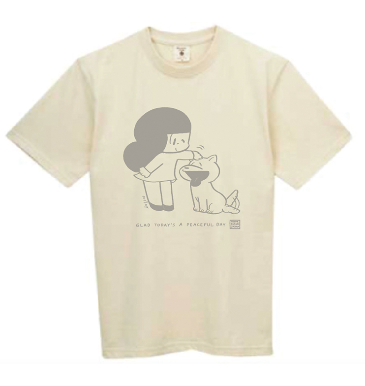 15周年記念コラボTシャツ:生成り(ユニセックス)