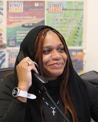 米国『ストリート・センス』販売者　ニキーラ・スミス

