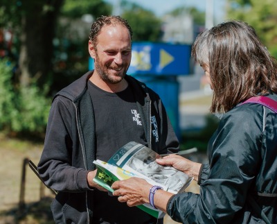 カナダ『リティネレール』販売者　ガブリエル・ラボワ